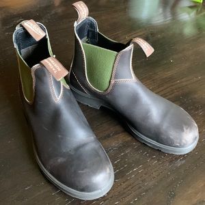 Blundstone #519 Chelsea Boot Stout Brown/Olive Men Size 9/Women 11